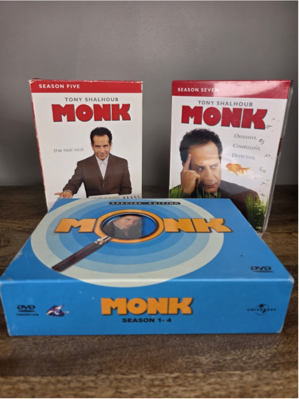 Monk DVD Lot Seasons 1-5 & 7 Special Edition Box Set Tony Shalhoub S7 Sealed